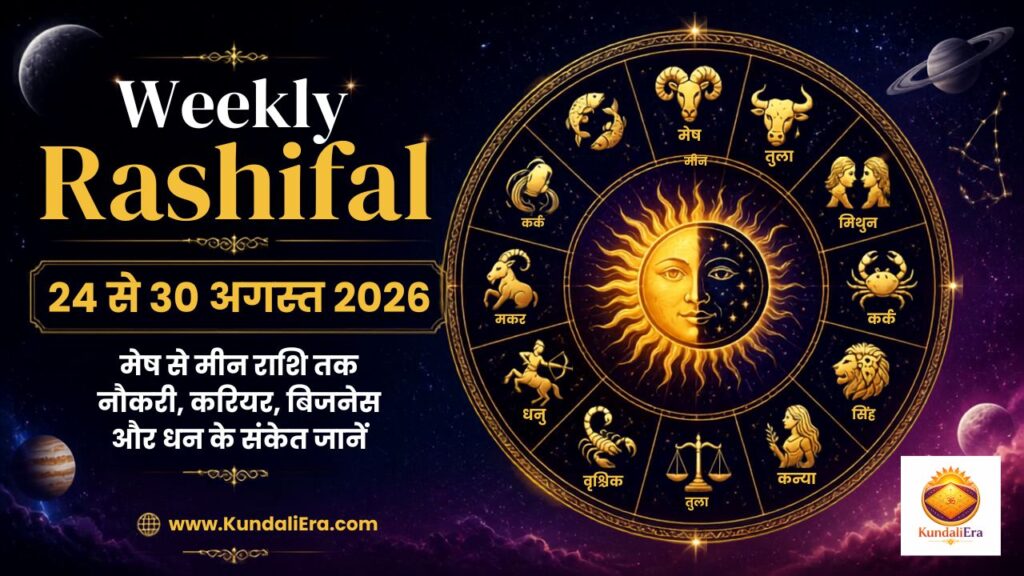 Weekly Rashifal of 24 to 30 August 2026